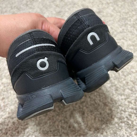 On Cloud X Men's Running Shoes Black/Asphalt 40.99706 Size 10.5 - Picture 8 of 14